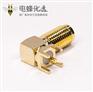 sma型连接器90度弯式插PCB板镀金