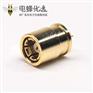 焊线式SMB母头直式180度射频同轴连接器