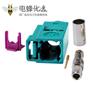Fakra连接器母头Z型压接焊接接线 RG58 LMR-19
