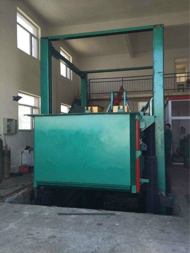 MLDM-S型地埋四柱举升式垃圾压缩设备明莱环保  5方垃圾箱  清理车