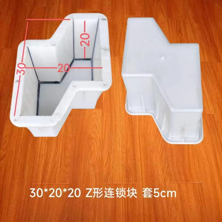 工字锁扣护坡模具连锁空心结构  连锁护坡模具