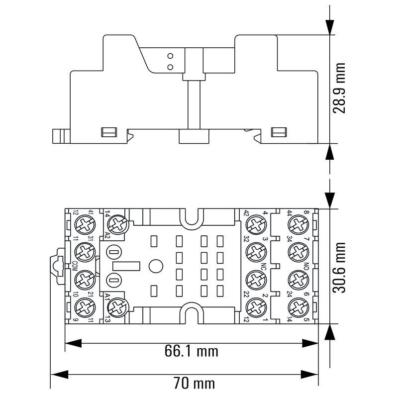 底座FS 4CO ECO  继电器  魏德米勒