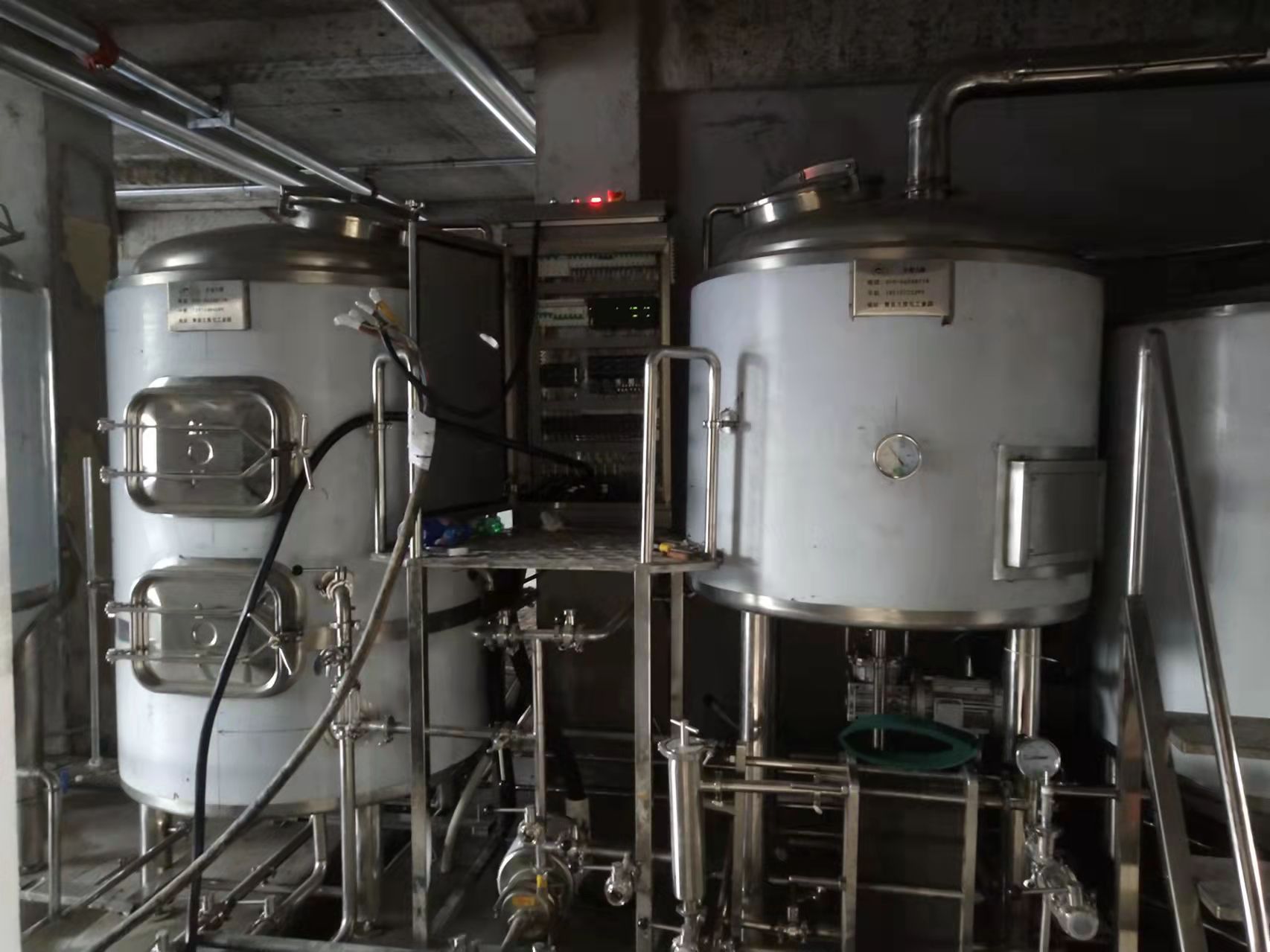 供应南京600升自酿啤酒设备的厂家啤酒糖化设备  供应南京啤酒设备厂家