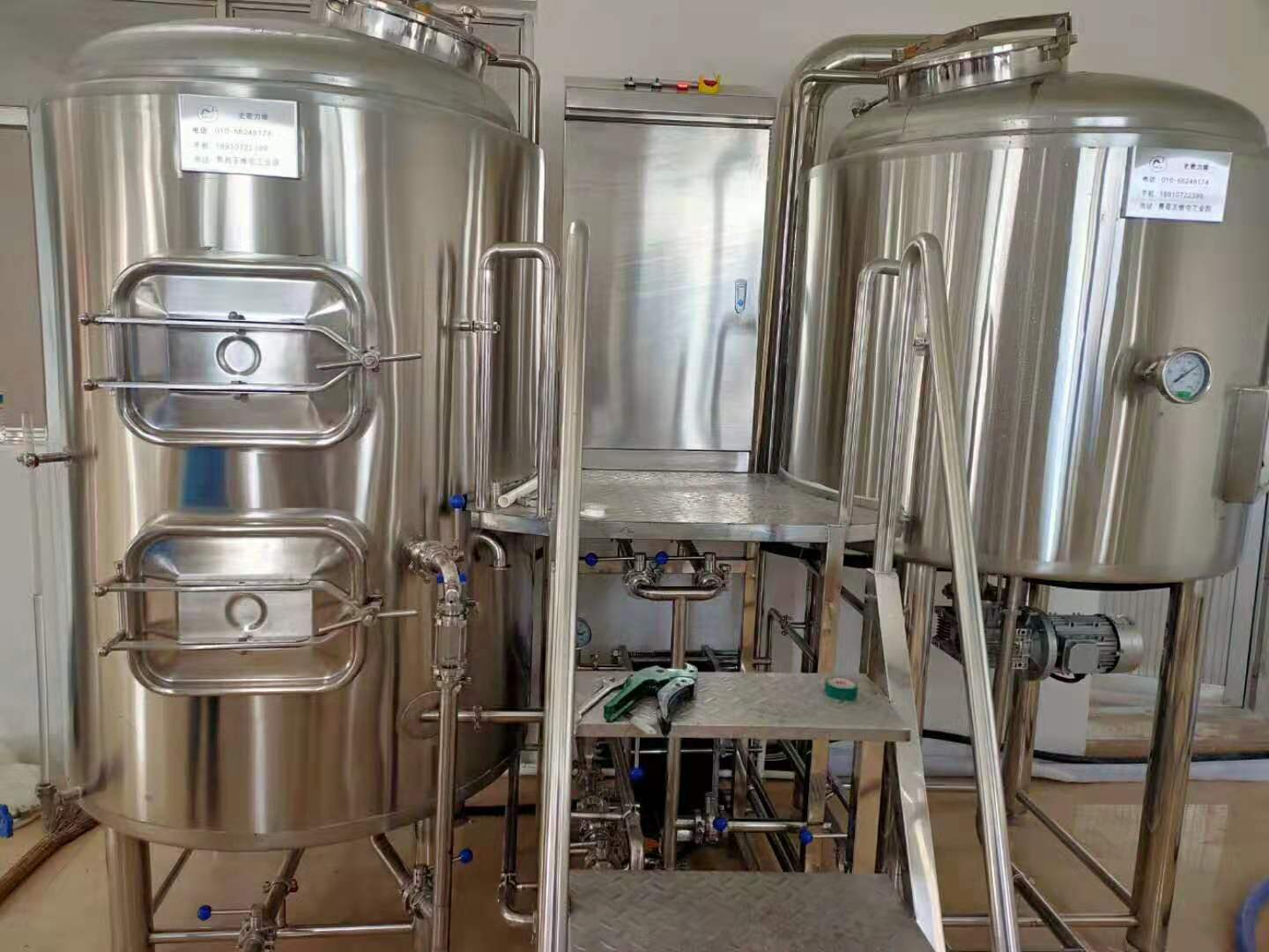 600升啤酒糖化设备酒店精酿啤酒设备啤酒设备厂家