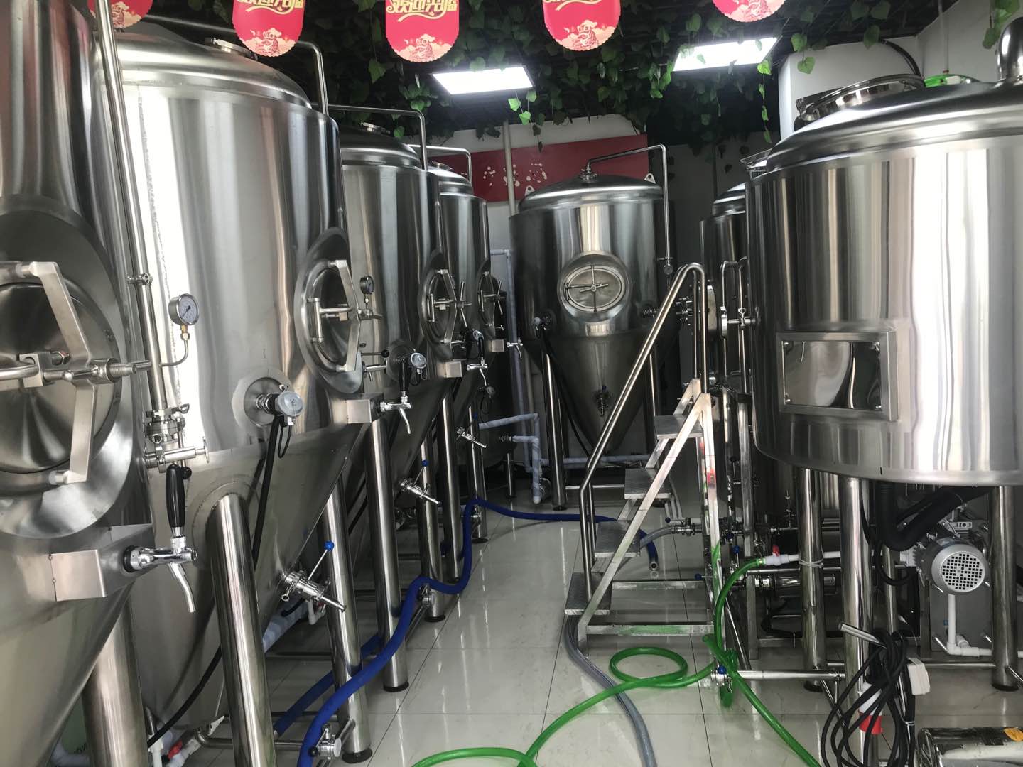 600升啤酒糖化设备酒店精酿啤酒设备啤酒设备厂家