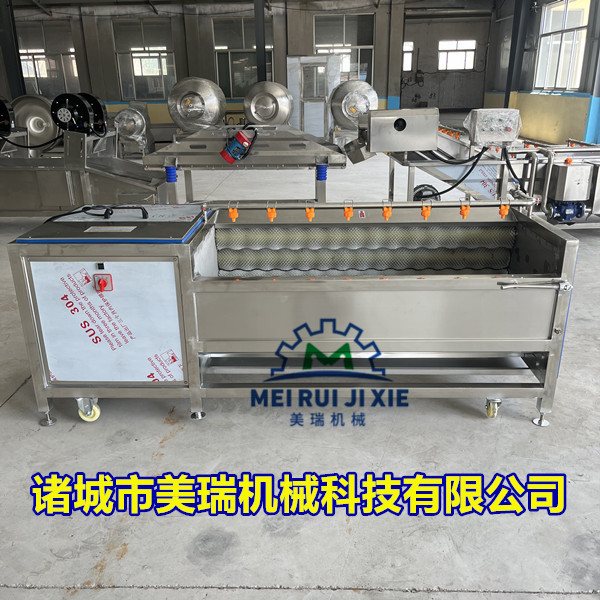 大姜毛辊去皮清洗机 多功能毛滚清洗机 全自动土豆去皮机