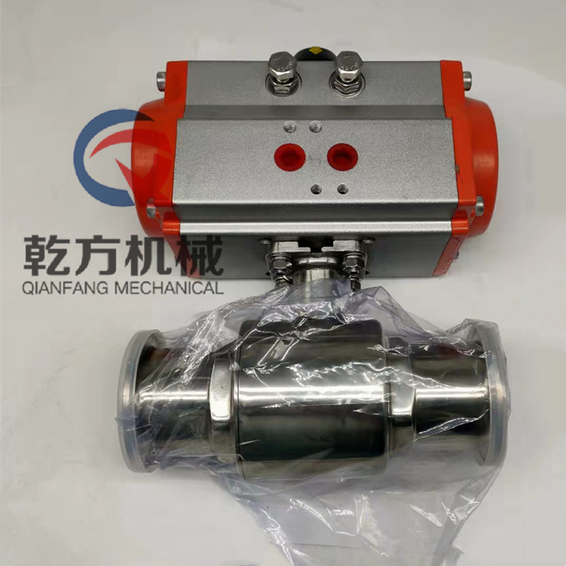 快装球阀，气动快装直通球阀  304不锈钢快装球阀  气动球阀  2205球阀