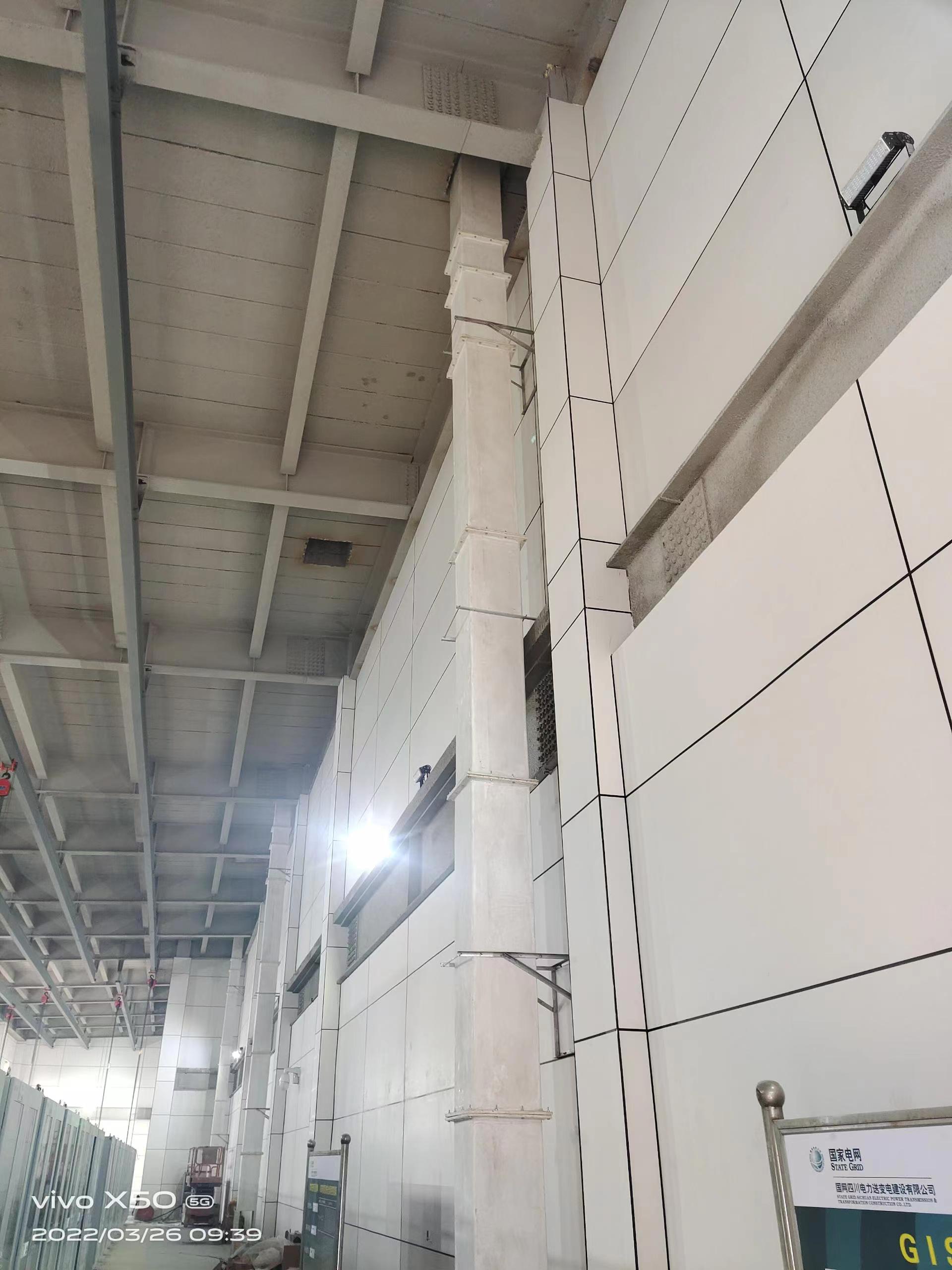 绿活建材纤维水泥板清水板 雪岩版 深灰 中灰 浅灰等  防火防潮  A级防火  隔音隔热