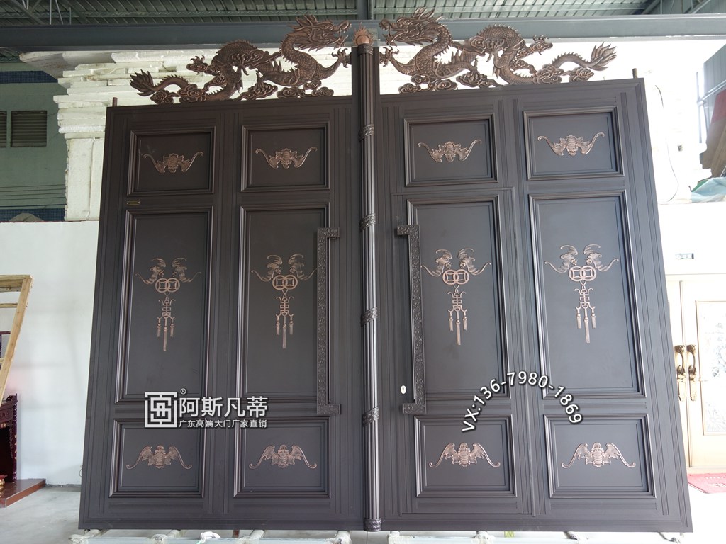 珠海院子大门庭院护栏铝艺楼梯扶手