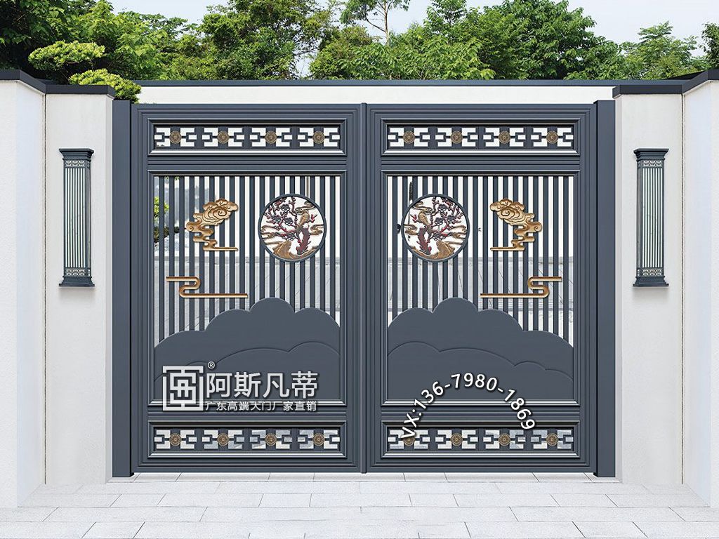 沈阳别墅院子大门庭院围栏别墅大门价格