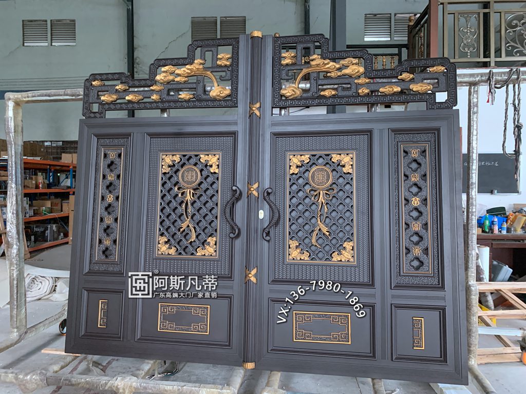 南宁铝艺栏杆别墅门住宅大门