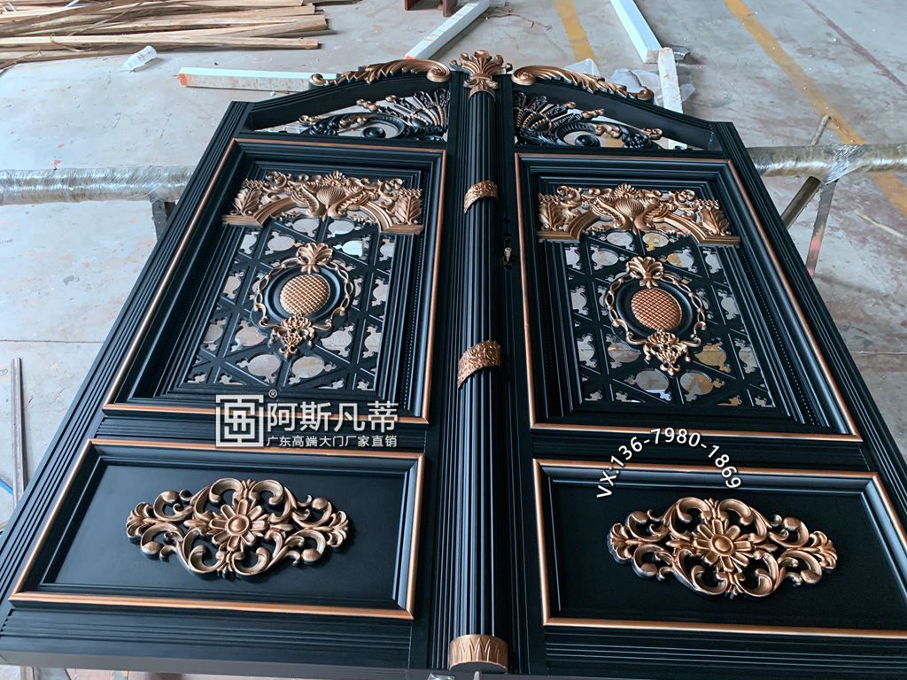 南宁铝艺栏杆别墅门住宅大门
