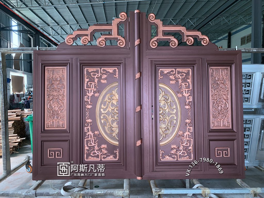 南宁铝艺栏杆别墅门住宅大门