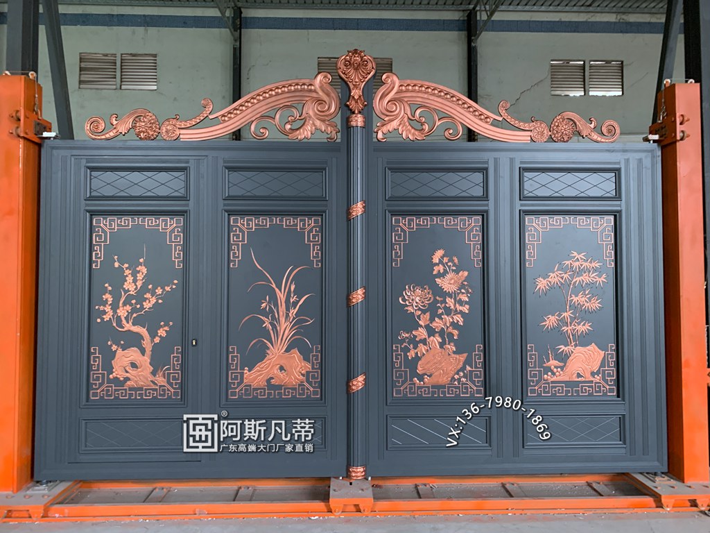 成都农村庭院院子别墅大门别墅围墙