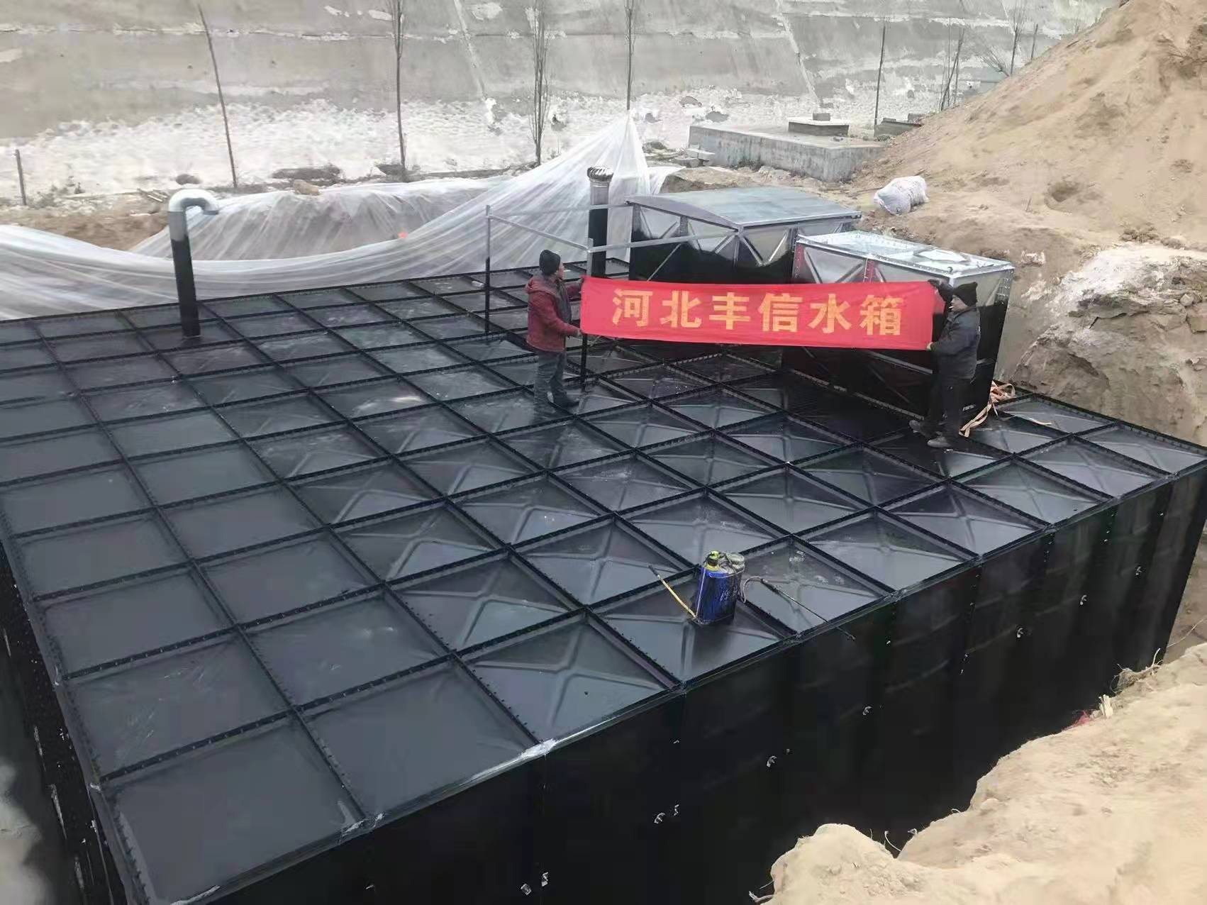 抗浮式无底板泵站A承德泵站A抗浮式无底板泵站厂家直营  镀锌消防泵站  BDF一体化消防泵站