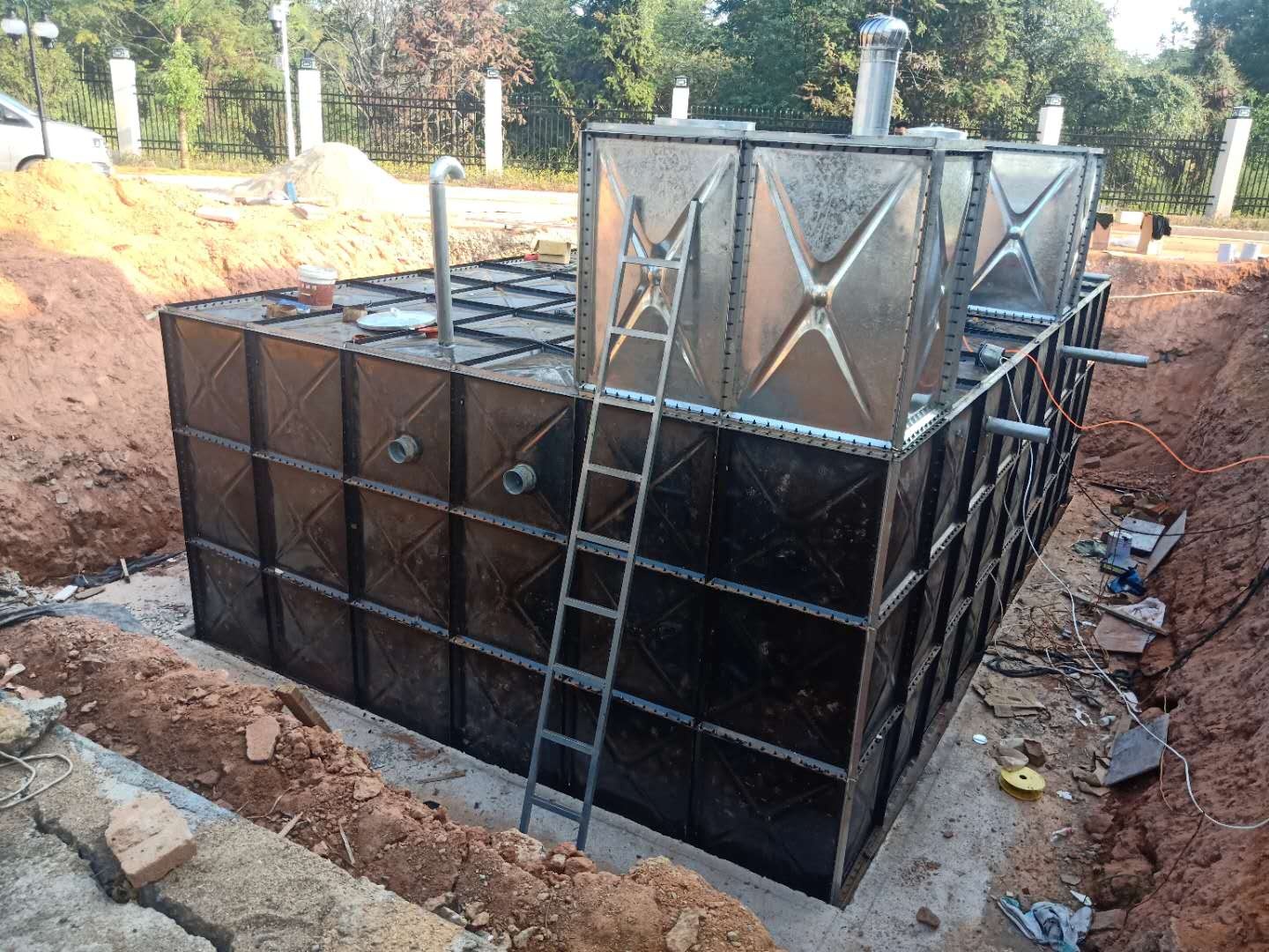 BDF式地埋泵站A槐荫区地埋泵站ABDF式地埋泵站厂家直营  镀锌消防泵站  BDF一体化给水泵站