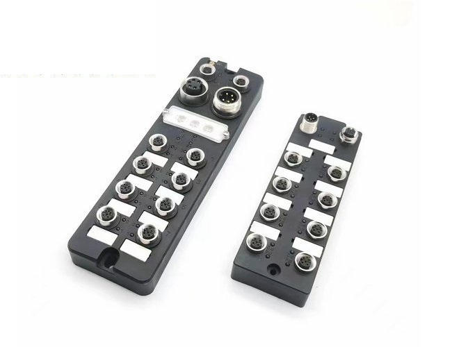 科迎法Profinet协议总线模块KYF-PT-16DI  M12 8端口连接器  M12总线模块
