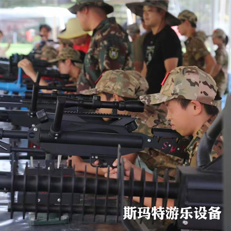 室外游乐设备气炮枪游乐园设施厂家气炮-M416  游乐气炮