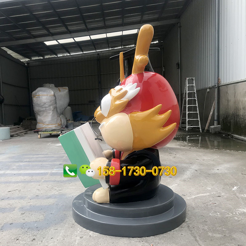 玻璃钢卡通龙雕塑景观模型小品学校公园摆件动物
