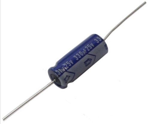 经济型高质有极性电容器轴向330uf25v  8x16  高频低阻电解电容  长寿命电解电容  导针型铝电解电容