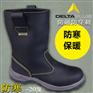 代尔塔301404升级301116经典系列高帮牛皮安全靴防砸