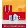 商务礼品会议办公杯定做，景德镇陶瓷茶杯带盖加字
