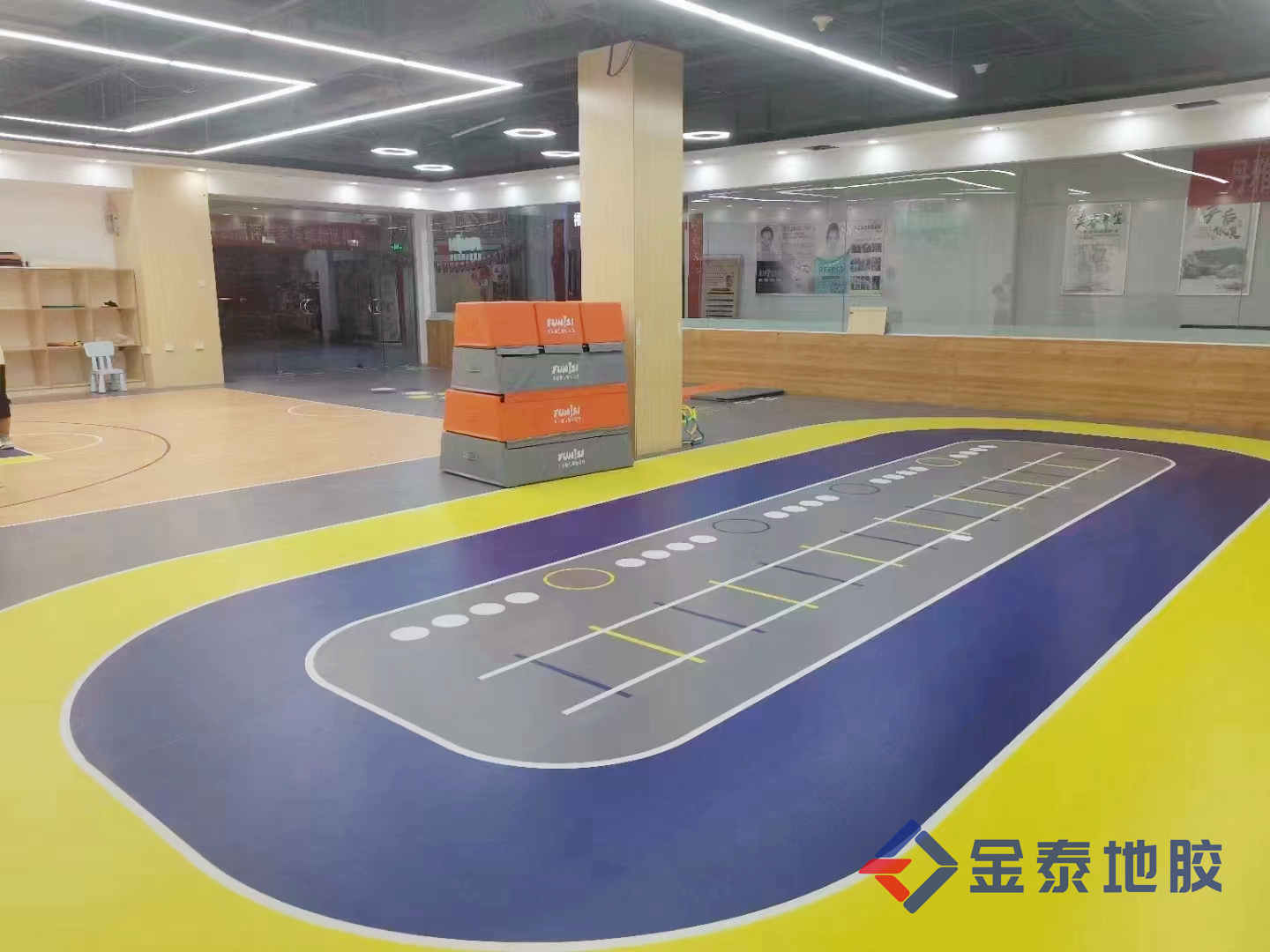 供应廊坊儿童体适能地胶 图案定制地胶  儿童体适能PVC地板  体适能运动地胶