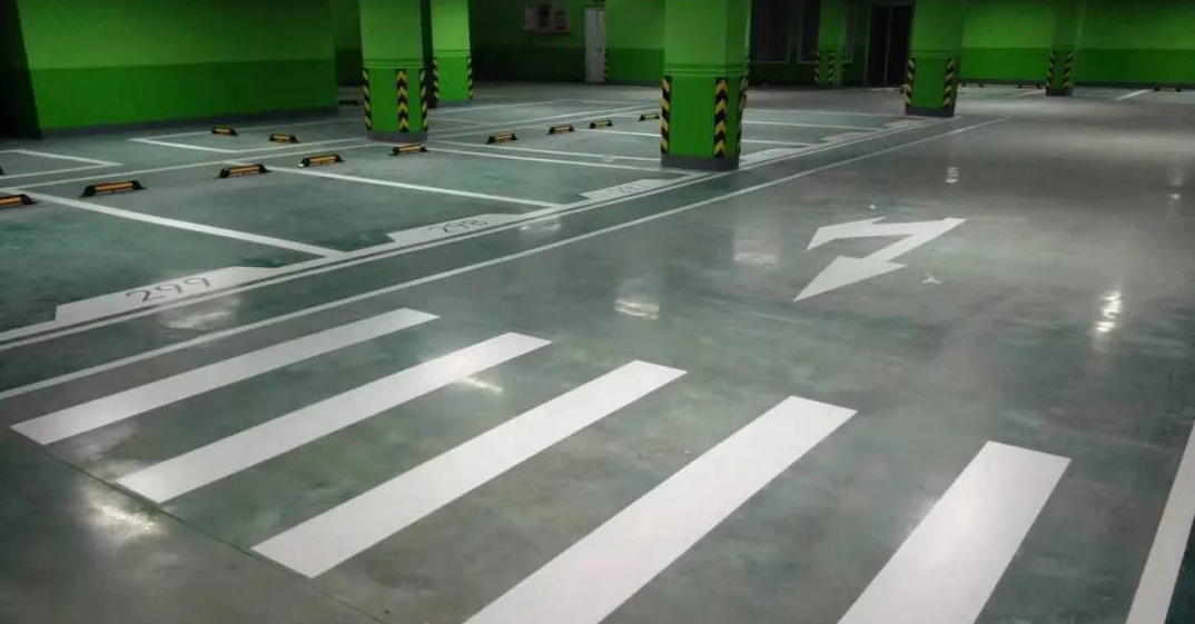 南京道路划线-地下车库停车场人行道标线宽度与设置  南京停车场划线  南京停车场设施