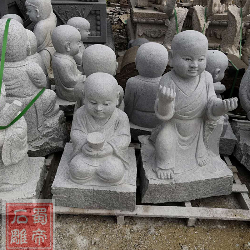 石雕小和尚 青石小沙弥 寺庙小和尚 精品推荐