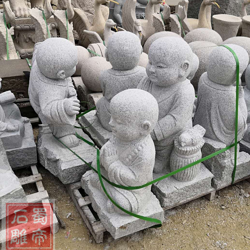 石雕小和尚 青石小沙弥 寺庙小和尚 精品推荐