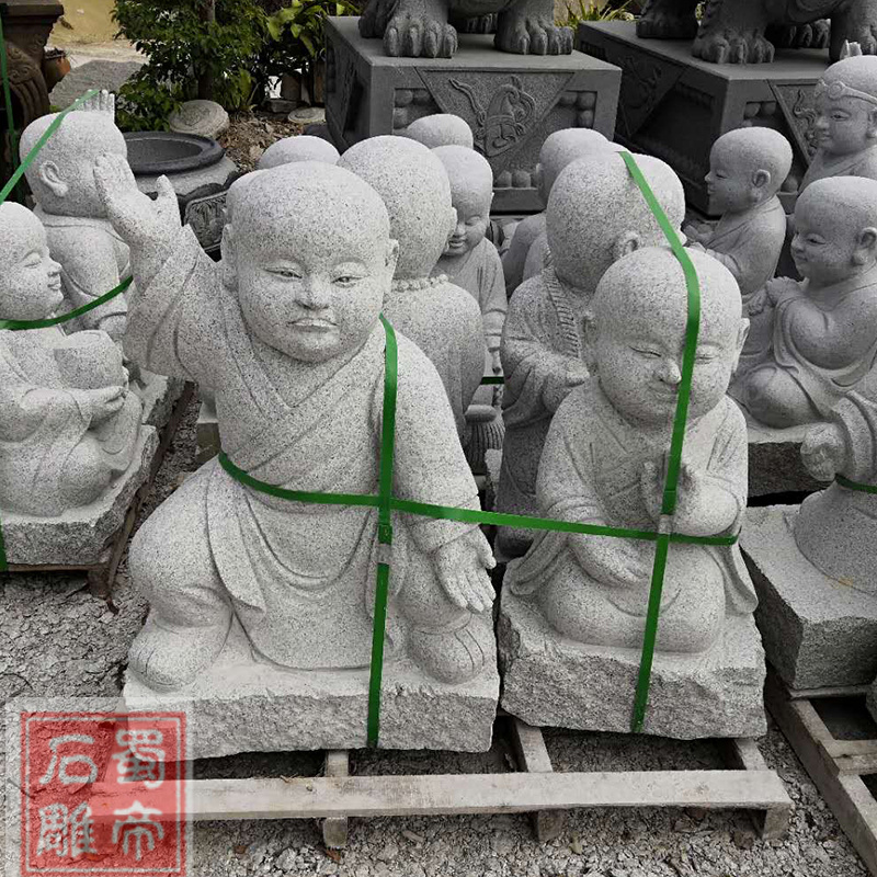 石雕小和尚 青石小沙弥 寺庙小和尚 精品推荐