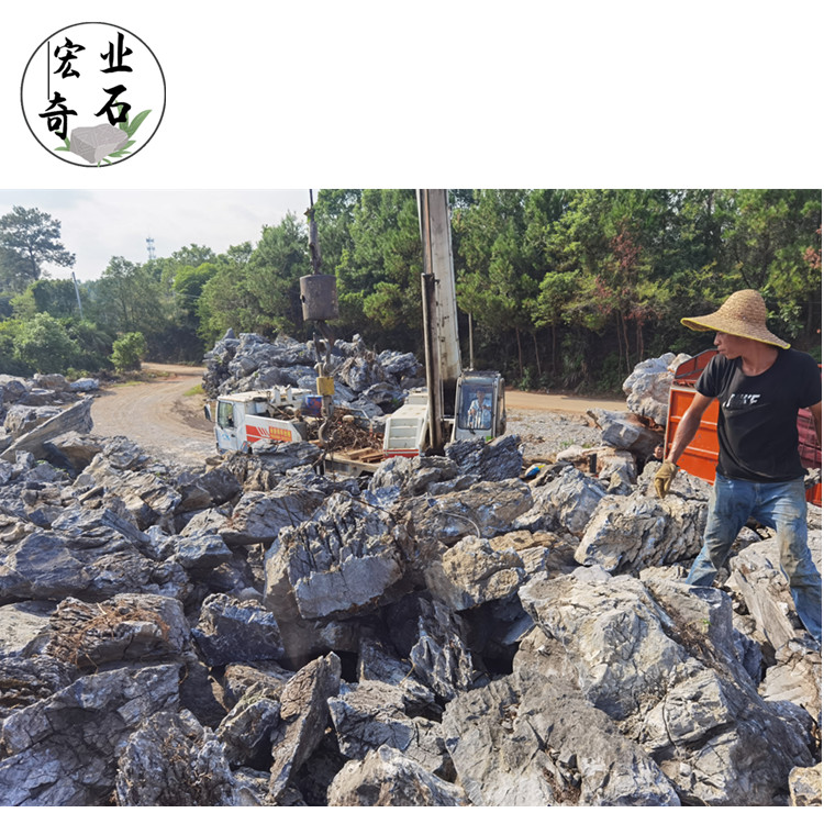 广东英石石材 英石多少元一吨 英石庭院造景
