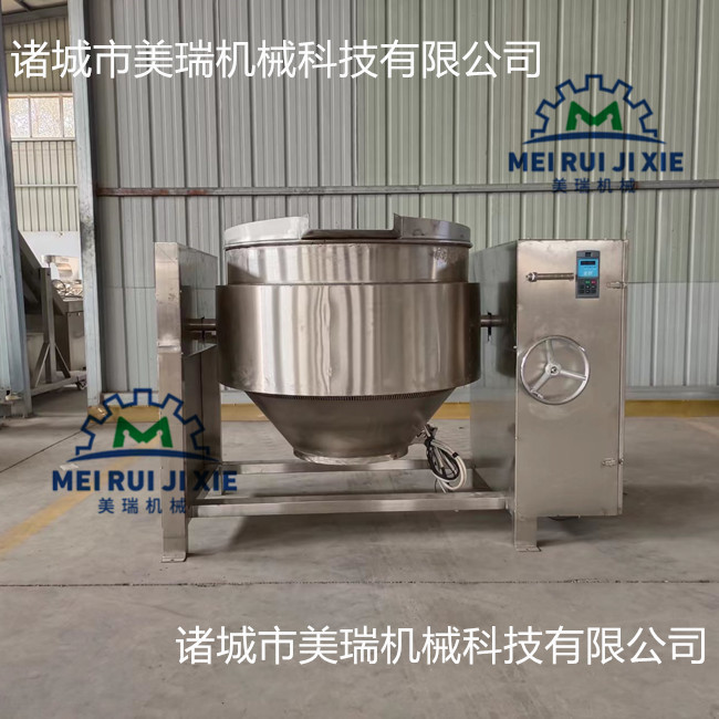 猪肘子卤煮锅 蒸汽加热夹层锅 食堂熬粥夹层锅
