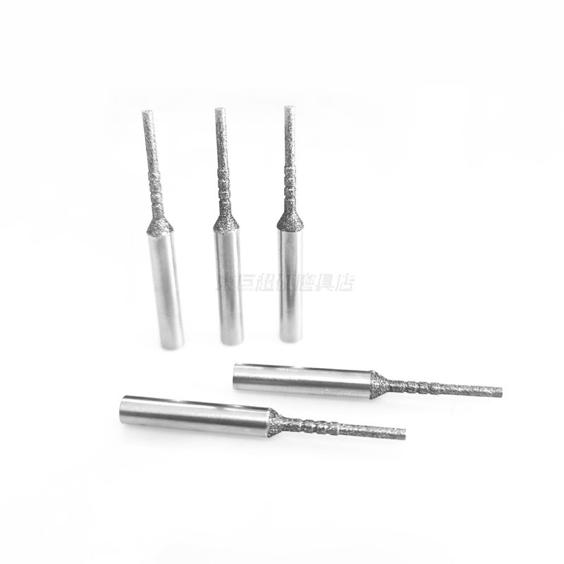 定制高强度异型钨钢磨头 电镀砂轮磨棒1.76mm  合金磨棒