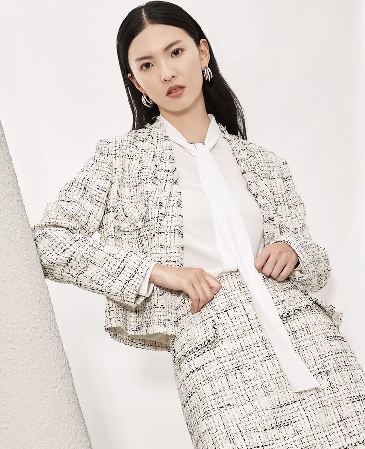 玛莉·奥斯卡Marie Asica西装外套 女装风衣外套