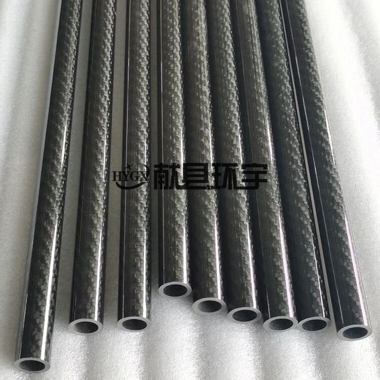 高强度3K碳纤维管 无人机航模碳管 CNC加工  碳纤维圆管  碳纤维制品
