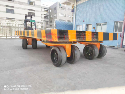20吨无动力牵引重型平板拖车 牵引平板拖车