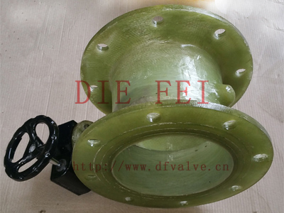 蜗轮玻璃钢蝶阀  阀门