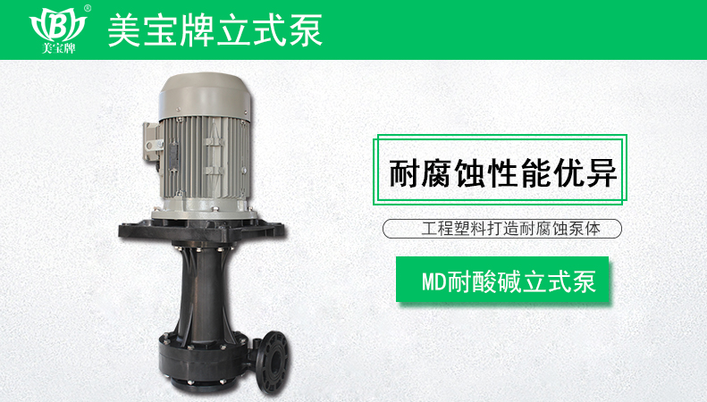 美宝牌槽外立式泵