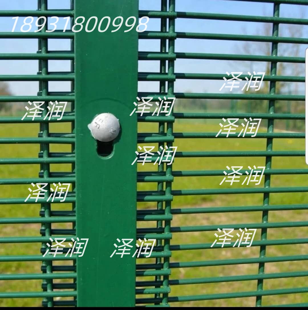 河北饶阳泽润镀锌密纹网358防爬网高安全护栏  358密纹网