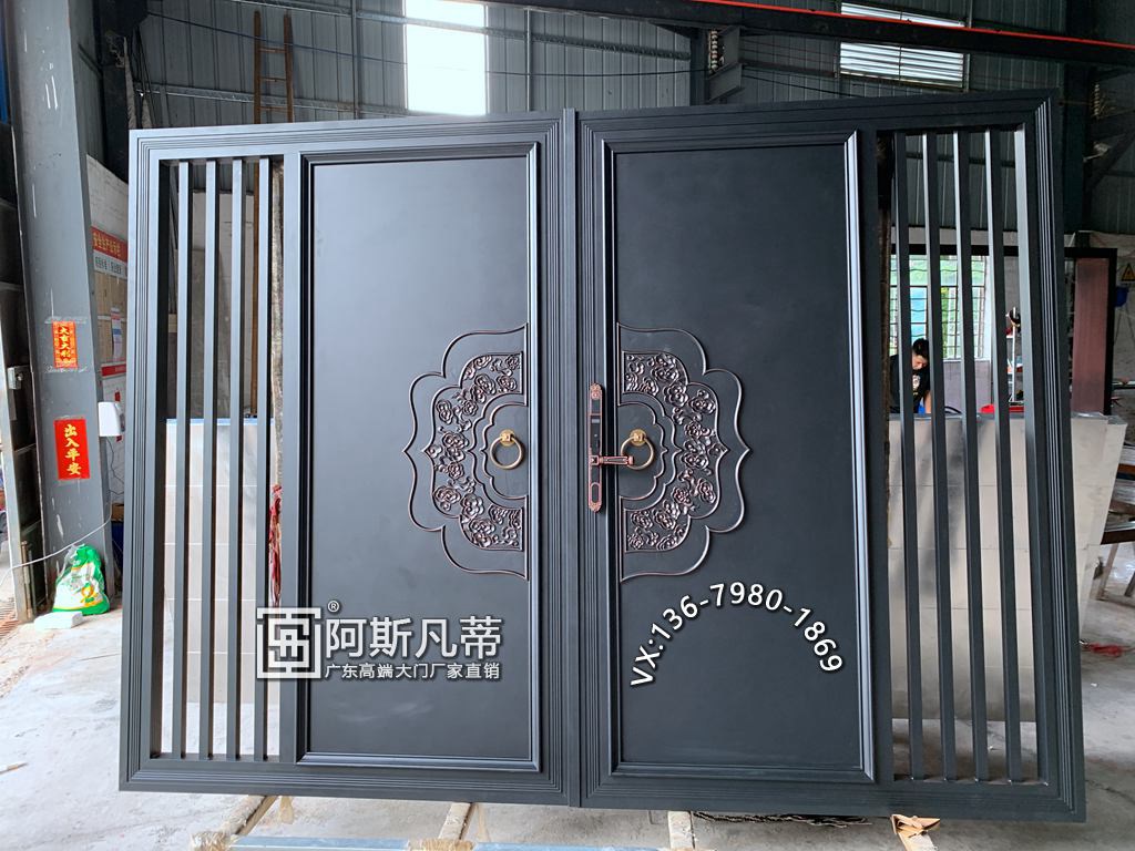 大连铝艺围墙庭院大门农村别墅大门
