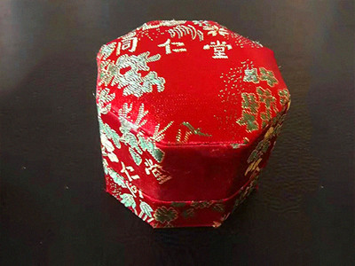红黄药用锦缎盒康跃包装使用广泛