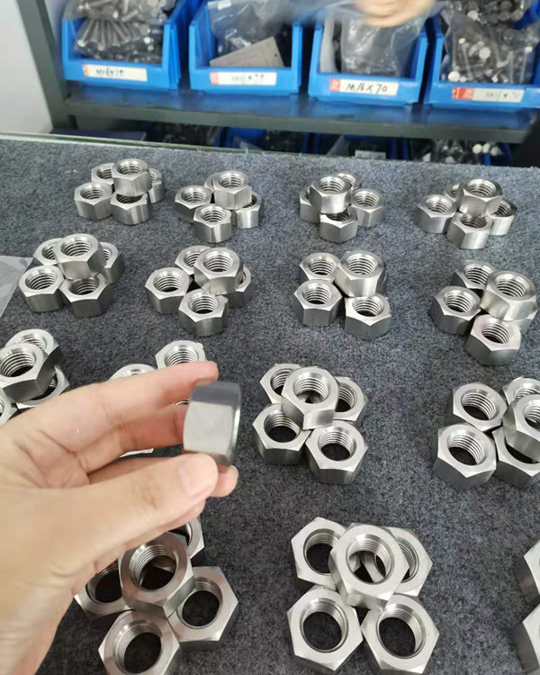 TA2钛标准件定制加工  钛螺母  钛螺杆