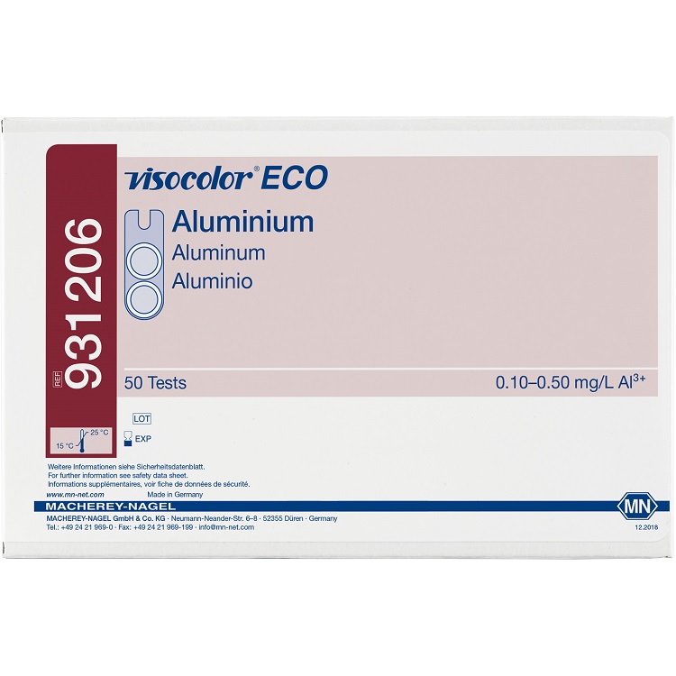 Visocolor ECO Aluminum 铝填充试剂盒  931206  MN 931206  MACHEREY-NAGEL931206