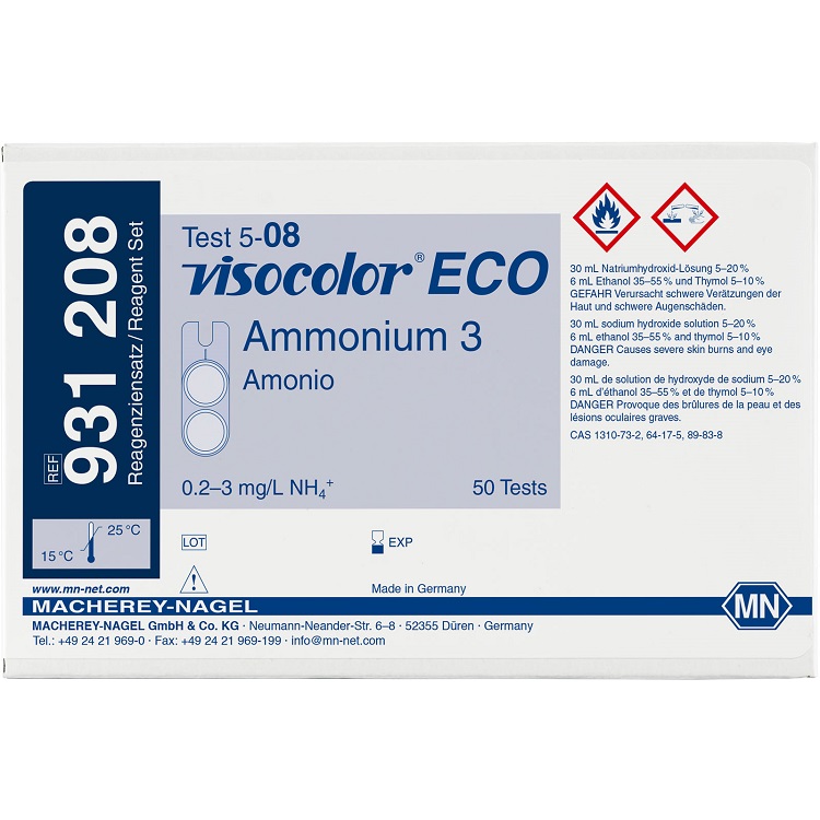 Visocolor ECO Ammonium 3铵填充试剂盒  931208  MN 931208  MACHEREY-NAGEL931208