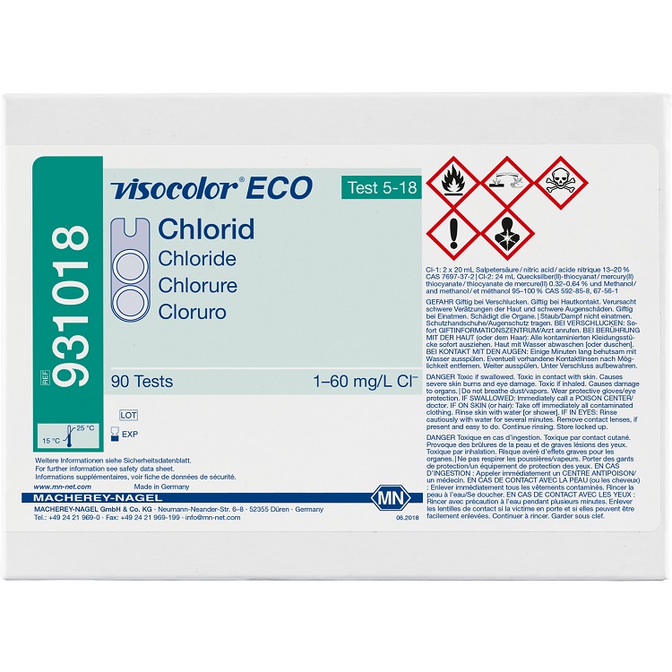 Visocolor ECO Chloride氯化物填充试剂盒  931218  MN 931218  MACHEREY-NAGEL931218
