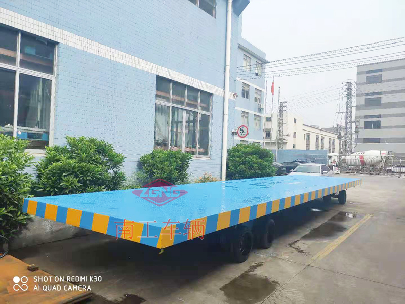 30吨重型无动力牵引全挂平板拖车&nbsp;&nbsp;重型平板拖车&nbsp;&nbsp;重型全挂车&nbsp;&nbsp;牵引平板拖车