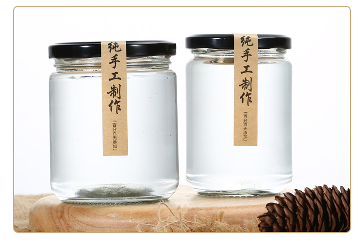 4两8两一斤装咸菜玻璃瓶咸菜瓶子 咸菜菜瓶批发  咸菜瓶批发