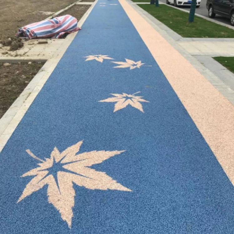 乐山市彩色透水混凝土增强剂 彩色透水地坪  透水砼材料