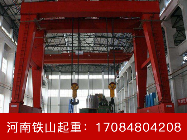 四川广安轮胎集装箱龙门吊厂家电动磁盘龙门吊  单梁轮胎集装箱  60吨轮胎集装箱